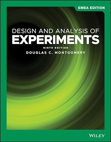 9781119589068: Design and Analysis of Experiments