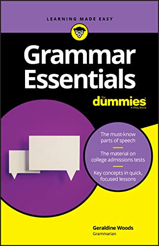 Beispielbild fr Grammar Essentials for Dummies zum Verkauf von Better World Books