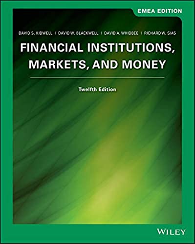 Imagen de archivo de Financial Institutions: Markets and Money a la venta por Brook Bookstore