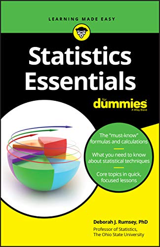 Imagen de archivo de Statistics Essentials for Dummies a la venta por ThriftBooks-Dallas