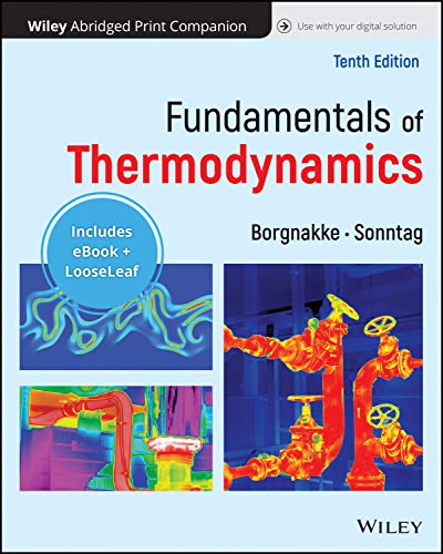 Stock image for Fundamentals of Thermodynamics, 10e Enhanced eText with Abridged Print Companion for sale by Textbooks_Source