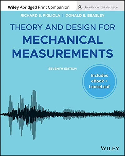 Beispielbild fr Theory and Design for Mechanical Measurements, 7e Enhanced eText with Abridged Print Companion zum Verkauf von ThriftBooks-Atlanta