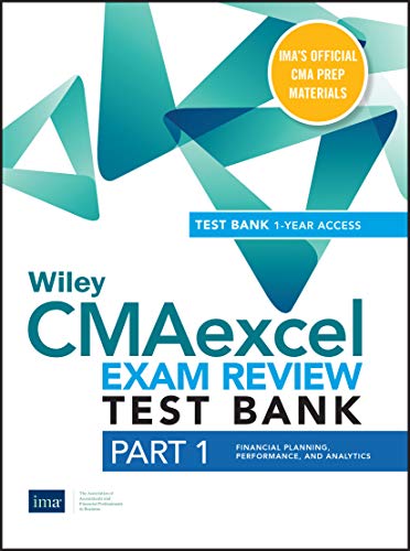 9781119596493: Wiley CMAexcel Learning System Exam Review 2020: Part 1, Financial Planning, Performance, and Analytics Set (1–year access)