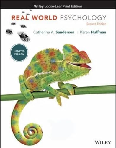 Stock image for Real World Psychology, 2e Loose-Leaf Print Companion with WileyPLUS Card Set for sale by SGS Trading Inc