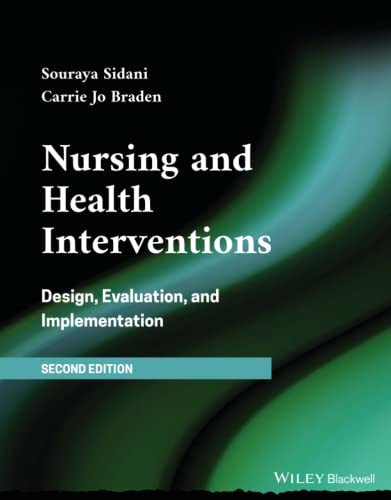 Imagen de archivo de Nursing and Health Interventions: Design, Evaluation, and Implementation a la venta por Book Deals