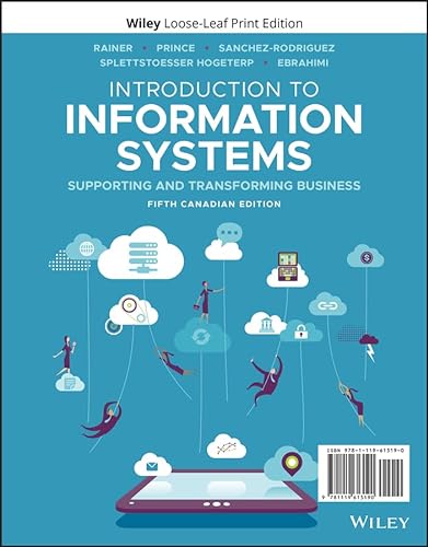 Stock image for Introduction to Information Systems for sale by Kennys Bookshop and Art Galleries Ltd.