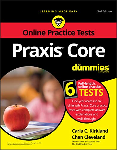Imagen de archivo de Praxis Core For Dummies with Online Practice Tests a la venta por SecondSale