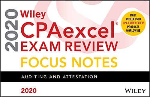 Stock image for Wiley CPAexcel Exam Review 2020 Focus Notes: Auditing and Attestation for sale by BooksRun