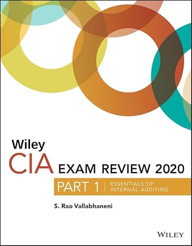 Stock image for Wiley CIA Exam Review 2020, Part 1: Essentials of Internal Auditing for sale by medimops