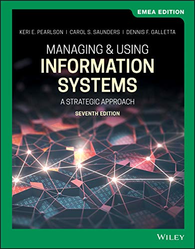 Beispielbild fr Managing and Using Information Systems zum Verkauf von Blackwell's