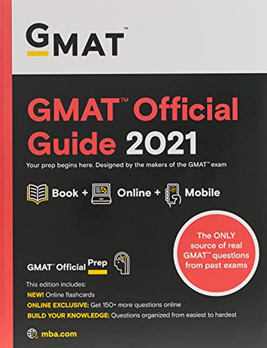 Beispielbild fr GMAT Official Guide 2021, Book + Online Question Bank zum Verkauf von SecondSale