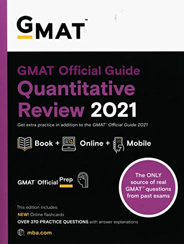 Imagen de archivo de GMAT Official Guide Quantitative Review 2021, Book + Online Question Bank: Book + Online a la venta por SecondSale