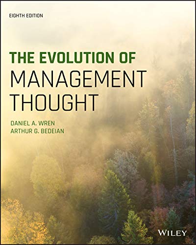 Imagen de archivo de The Evolution of Management Thought a la venta por Front Cover Books