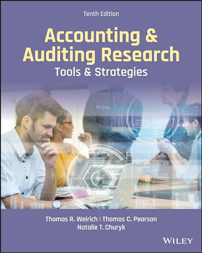 9781119698135: Accounting and Auditing Research: Tools and Strategies