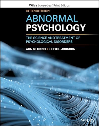 Beispielbild fr Abnormal Psychology: The Science and Treatment of Psychological Disorders zum Verkauf von BooksRun