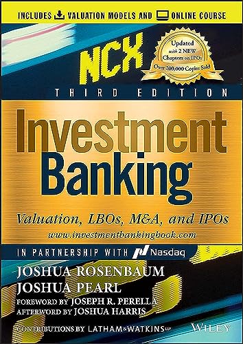 9781119706182: Investment Banking: Valuation, LBOs, M&A, and IPOs (Wiley Finance)