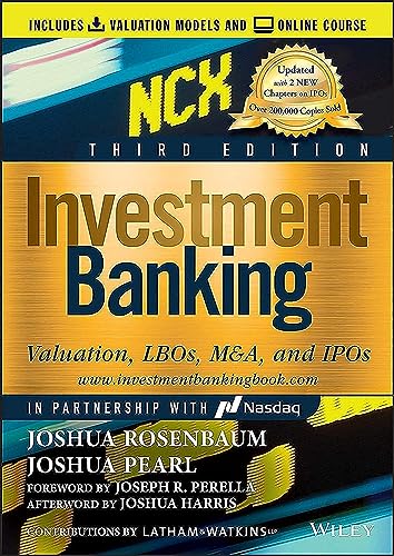 Stock image for Investment Banking : Valuation, LBOs, M&A, and IPOs for sale by Better World Books