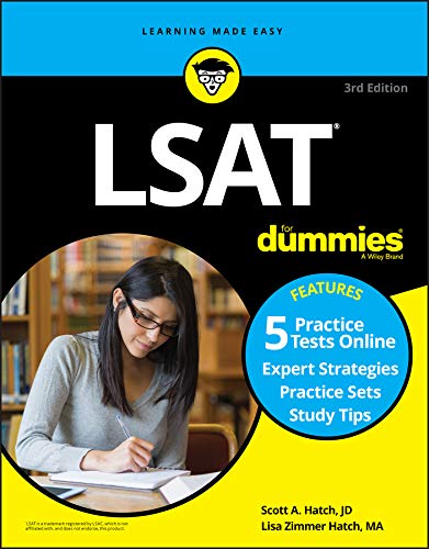 Imagen de archivo de LSAT for Dummies : Book + 5 Practice Tests Online a la venta por Better World Books