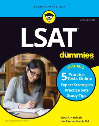 9781119716273: LSAT For Dummies: Book + 5 Practice Tests Online