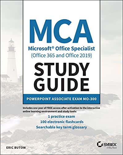 Imagen de archivo de MCA Microsoft Office Specialist (Office 365 and Office 2019) Study Guide: PowerPoint Associate Exam MO-300 a la venta por HPB-Diamond