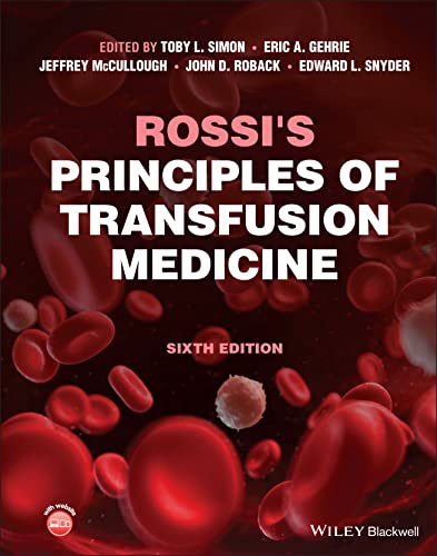 Imagen de archivo de ROSSIS PRINCIPLES OF TRANSFUSION MEDICINE 6ED (HB 2022) a la venta por Basi6 International