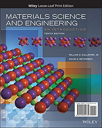 Stock image for Materials Science and Engineering: An Introduction for sale by BooksRun