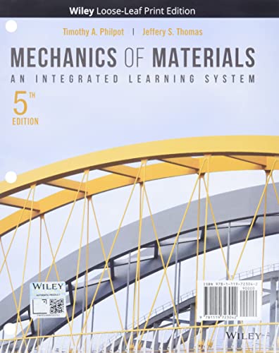 Beispielbild fr Mechanics of Materials: An Integrated Learning System zum Verkauf von BooksRun