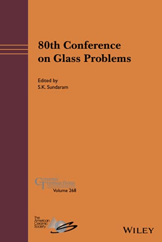 Beispielbild fr 80th Conference on Glass Problems (Ceramic Transactions Series) zum Verkauf von Books From California