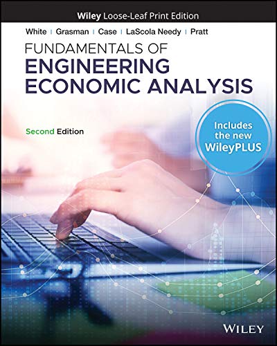 9781119761051: Fundamentals of Engineering Economic Analysis, 2e WileyPLUS Card with Loose-leaf Set Single Term