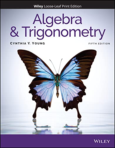 Stock image for Algebra and Trigonometry 5e (butterfly cover) for sale by BooXX in Stock