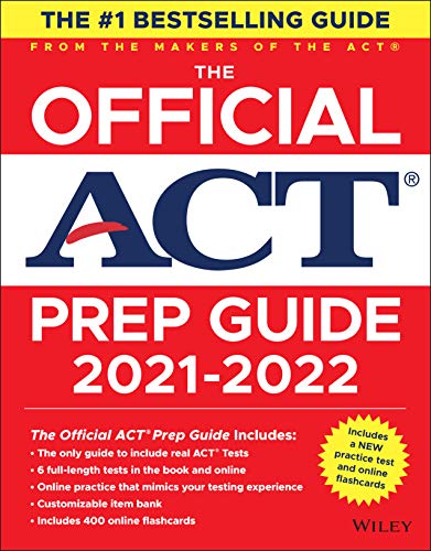 Stock image for The Official ACT Prep Guide 2021-2022, (Book + 6 Practice Tests + Bonus Online Content) for sale by SecondSale
