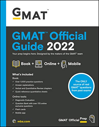 Beispielbild fr GMAT Official Guide 2022: Book + Online Question Bank zum Verkauf von BooksRun