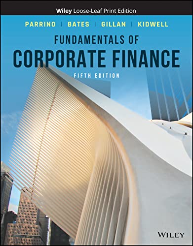 Beispielbild fr Fundamentals of Corporate Finance zum Verkauf von BooksRun