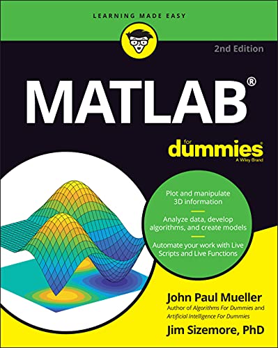 Beispielbild fr MATLAB For Dummies (For Dummies (Computer/Tech)) zum Verkauf von BooksRun