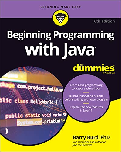 9781119806912: Beginning Programming with Java For Dummies, 6th Edition