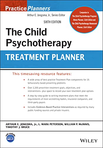 Imagen de archivo de The Child Psychotherapy Treatment Planner (PracticePlanners) a la venta por SecondSale