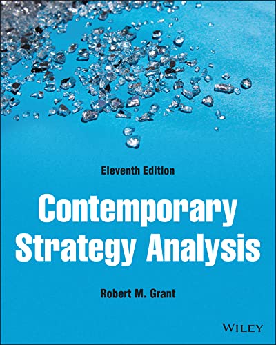 Beispielbild fr Contemporary Strategy Analysis zum Verkauf von BooksRun