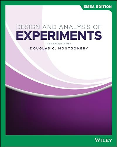 Immagine dell'editore per DESIGN AND ANALYSIS OF EXPERIMENTS venduto da Speedyhen