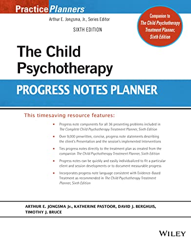 9781119840893: The Child Psychotherapy Progress Notes Planner (PracticePlanners)