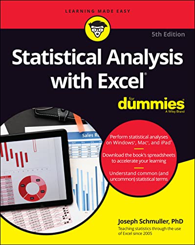 9781119844549: Statistical Analysis With Excel for Dummies