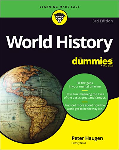 Imagen de archivo de World History For Dummies a la venta por Goodwill Industries