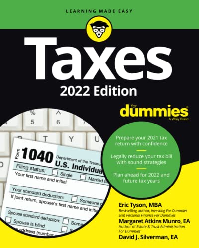 Beispielbild fr Taxes For Dummies: 2022 Edition (For Dummies (Business & Personal Finance)) zum Verkauf von BooksRun