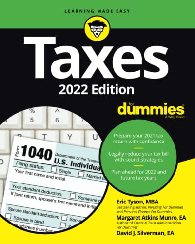 Stock image for Taxes For Dummies: 2022 Edition for sale by HPB-Red