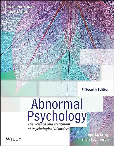 Beispielbild fr Abnormal Psychology: The Science and Treatment of Psychological Disorders, International Adaptation zum Verkauf von medimops