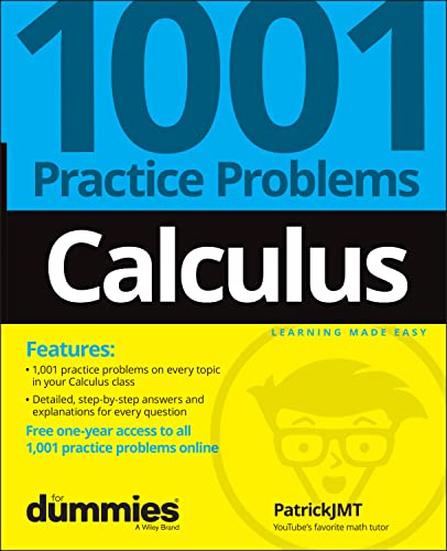 9781119883654: Calculus: 1001 Practice Problems For Dummies (+ Free Online Practice)