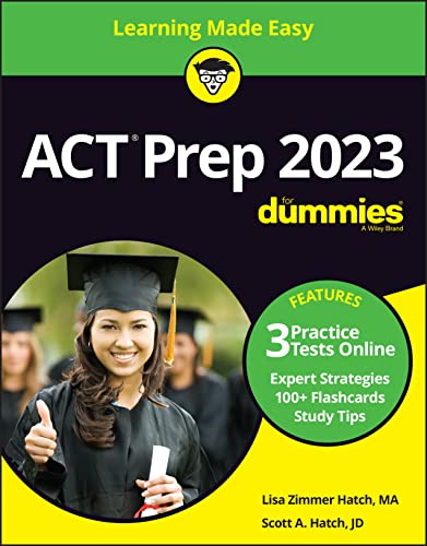 Imagen de archivo de ACT Prep 2023 For Dummies with Online Practice (ACT for Dummies) a la venta por Goodwill