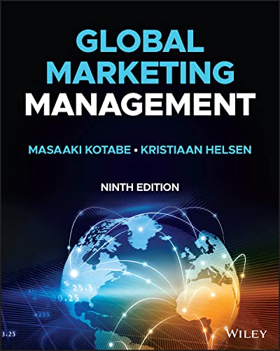 Imagen de archivo de Global Marketing Management a la venta por Textbooks_Source