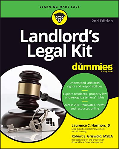 Stock image for Landlord's Legal Kit For Dummies (For Dummies (Business & Personal Finance)) for sale by HPB Inc.