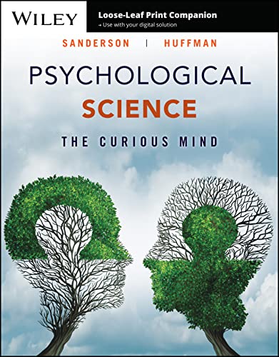 Beispielbild fr Psychological Science: The Curious Mind zum Verkauf von Textbooks2go