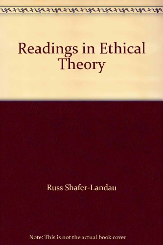 Readings in Ethical Theory (9781119926078) by Russ Shafer-Landau